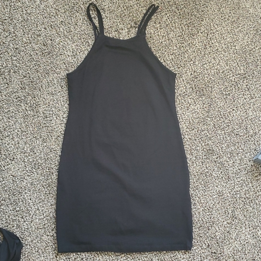 Motel Rocks black stretchy dress